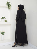 TN Mehlika Chiffon Dress Black