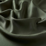 Ipekevi 01116 Walnut Green Plain Silk Twill Scarf
