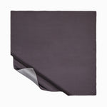 Ipekevi 01116 Charcoal Plain Silk Twill Scarf