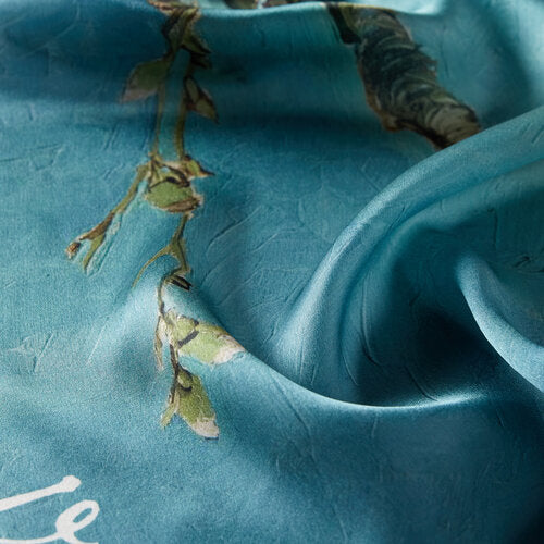 Ipekevi 01146 Almond Blossoms Silk Twill Scarf