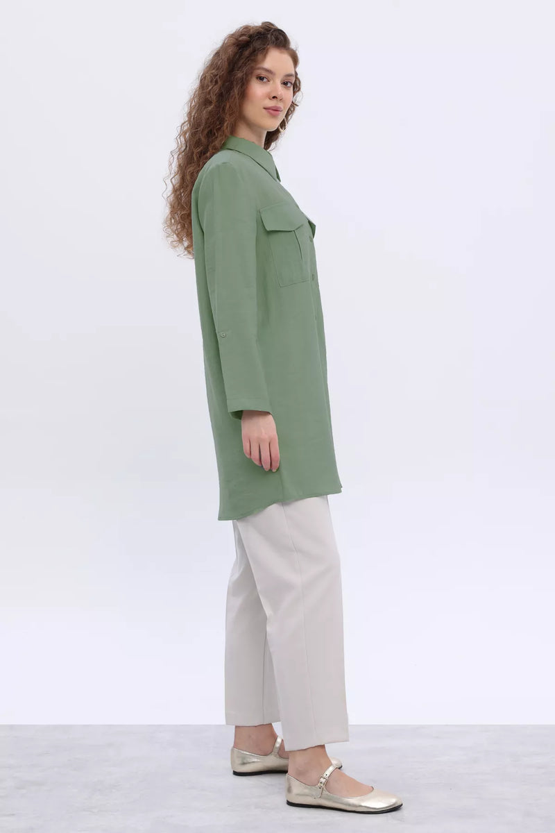 All Relaxed Pocket Tunic Mint