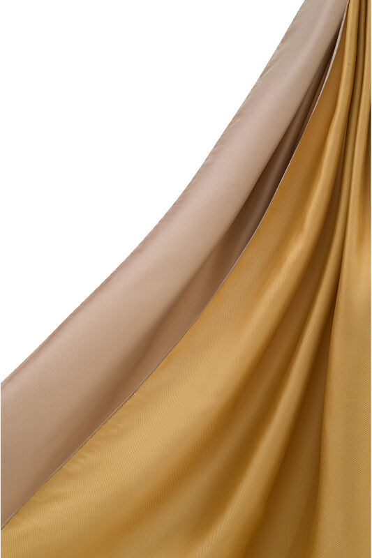 Imannoor Double Sided Mulberry Silk Shawl Gold