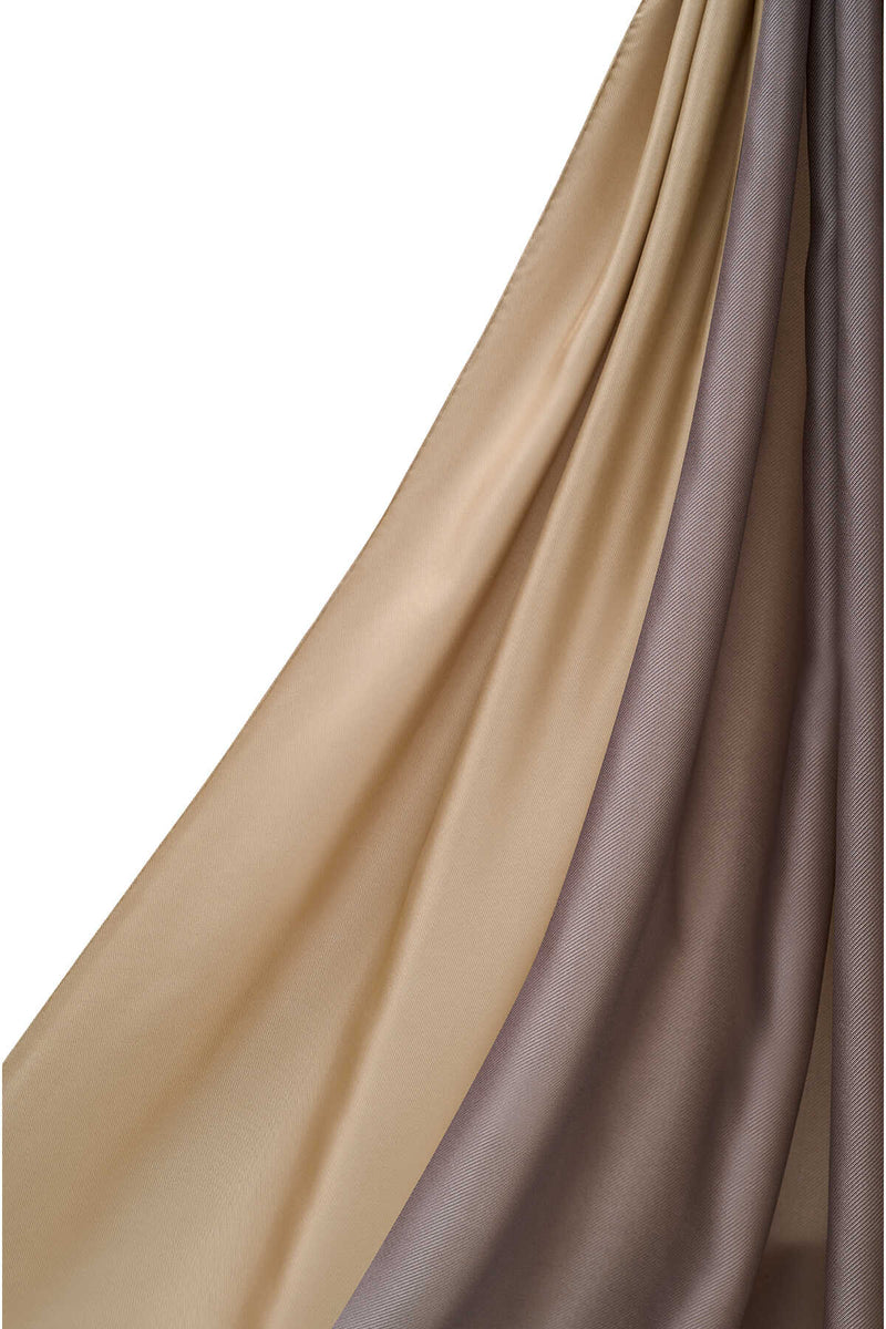 Imannoor Double Sided Mulberry Silk Shawl Gray