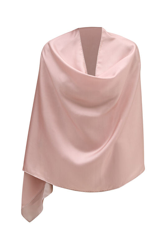 Imannoor Double Sided Mulberry Silk Shawl Pink