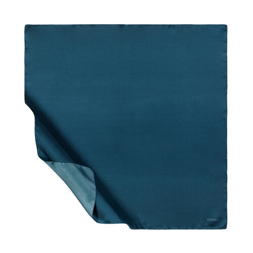 Ipekevi 01116 Chinese Blue Plain Silk Twill Scarf