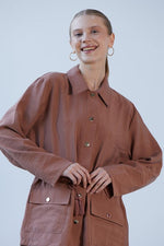 HLY Cozy Cape Brown