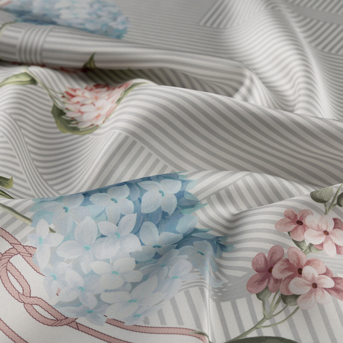 Ipekevi 01869 Cream Dry Rose Kement Twill Silk Scarf