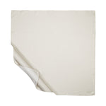 Ipekevi 01116 Dark Cream Plain Silk Twill Scarf