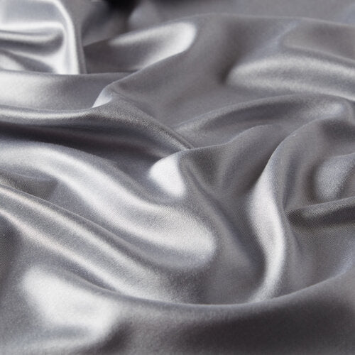 Ipekevi 927 Dark Silver Reversible Silk Shawl