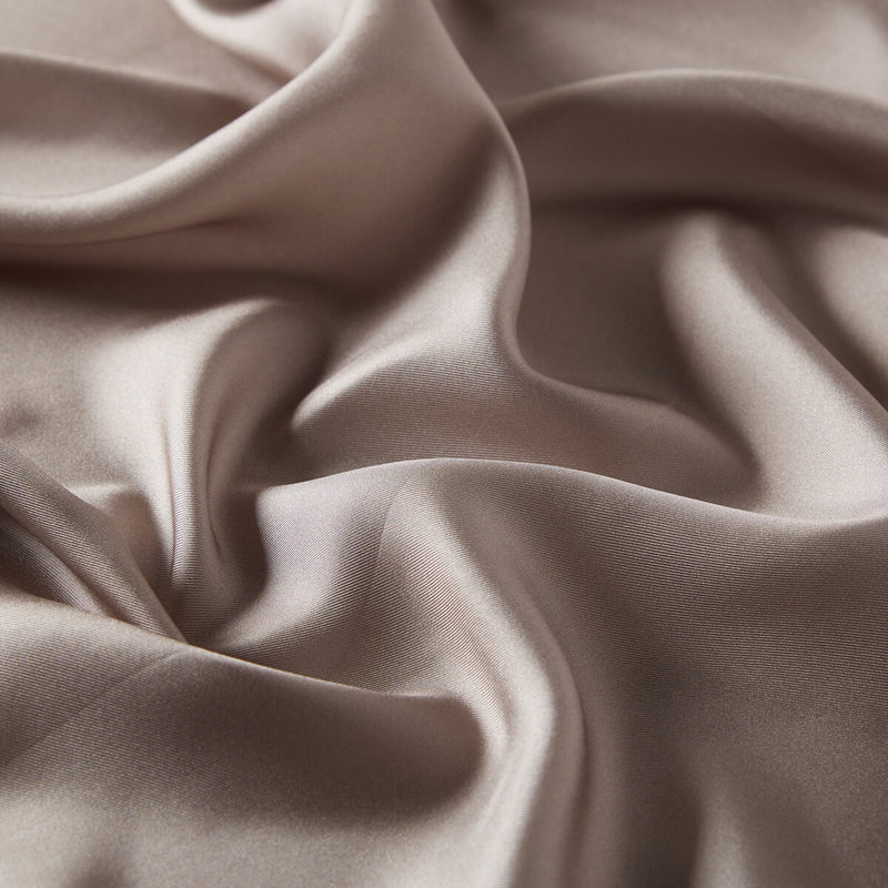 İpekevi 01116 Smoke Plain Silk Twill Scarf