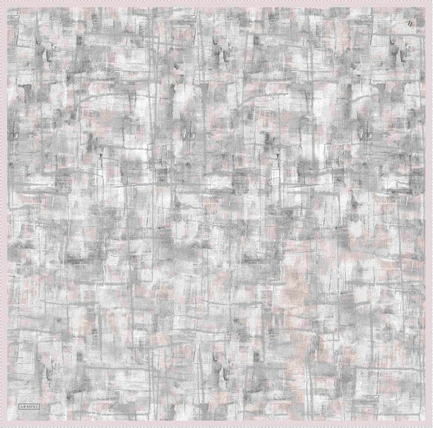 ARMINE Pure Silk Scarf Gray