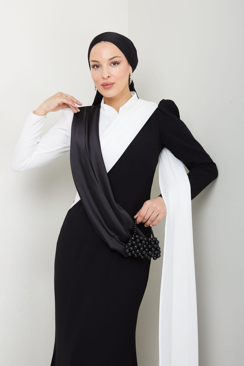 IPC Eleanor Special Occasion Dress Black&White