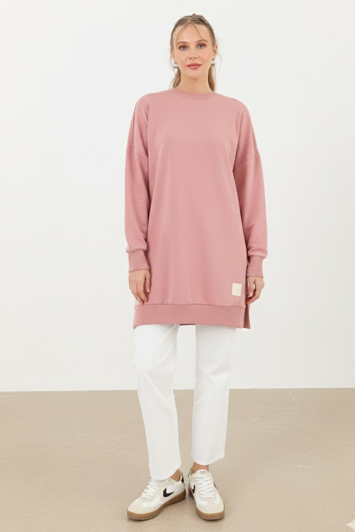 SL Basic Cotton Tunic Dried Rose