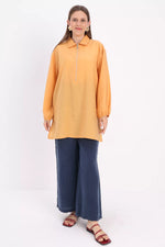 All Zip Dtld Shirt Yellow