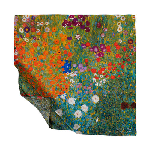 Ipekevi 01146 Flower Garden Twill Silk Scarf