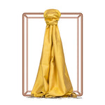 Ipekevi 927 Freesia Yellow Reversible Silk Shawl