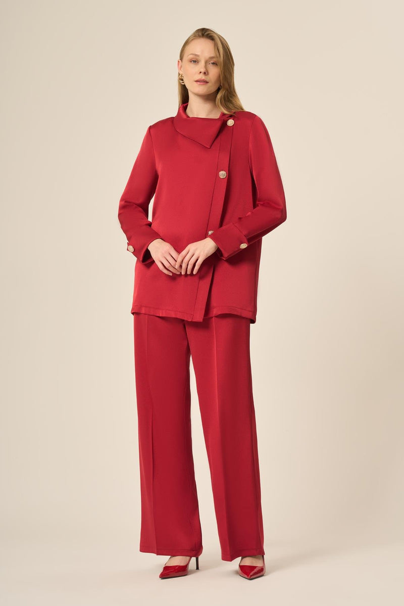 FTZ Bailey Sateen Set Burgundy