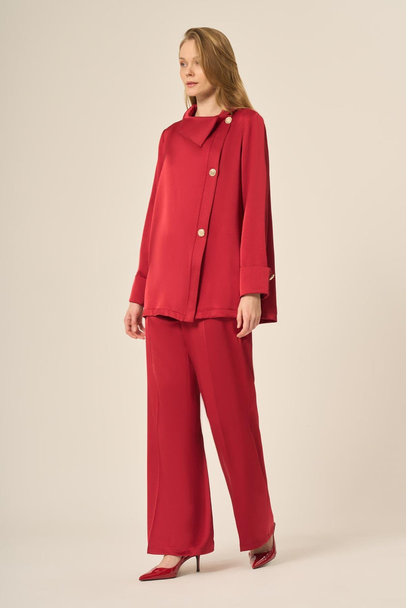 FTZ Bailey Sateen Set Burgundy