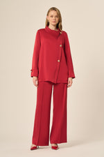 FTZ Bailey Sateen Set Burgundy
