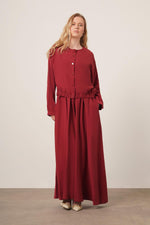 FTZ Circle Dress Burgundy