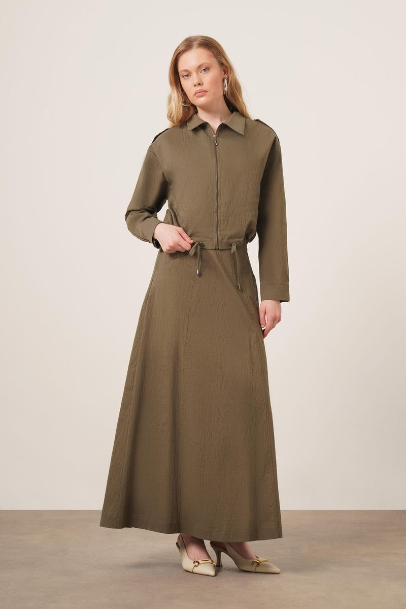 FTZ Carol 2 Pc Dress Set Green