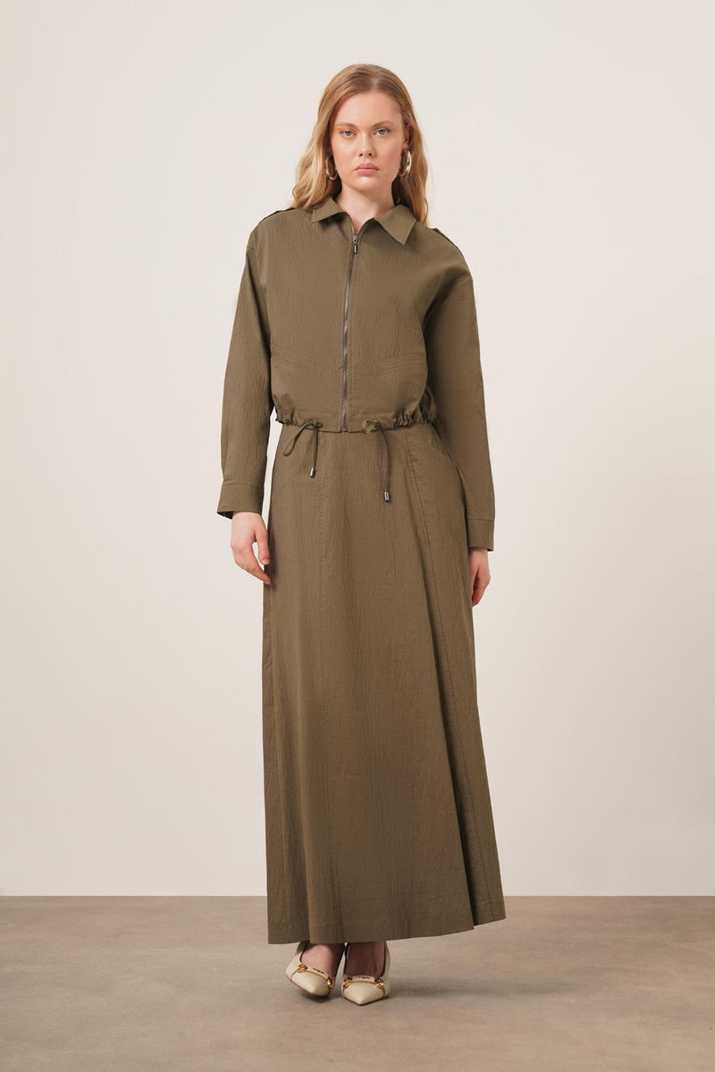 FTZ Carol 2 Pc Dress Set Green