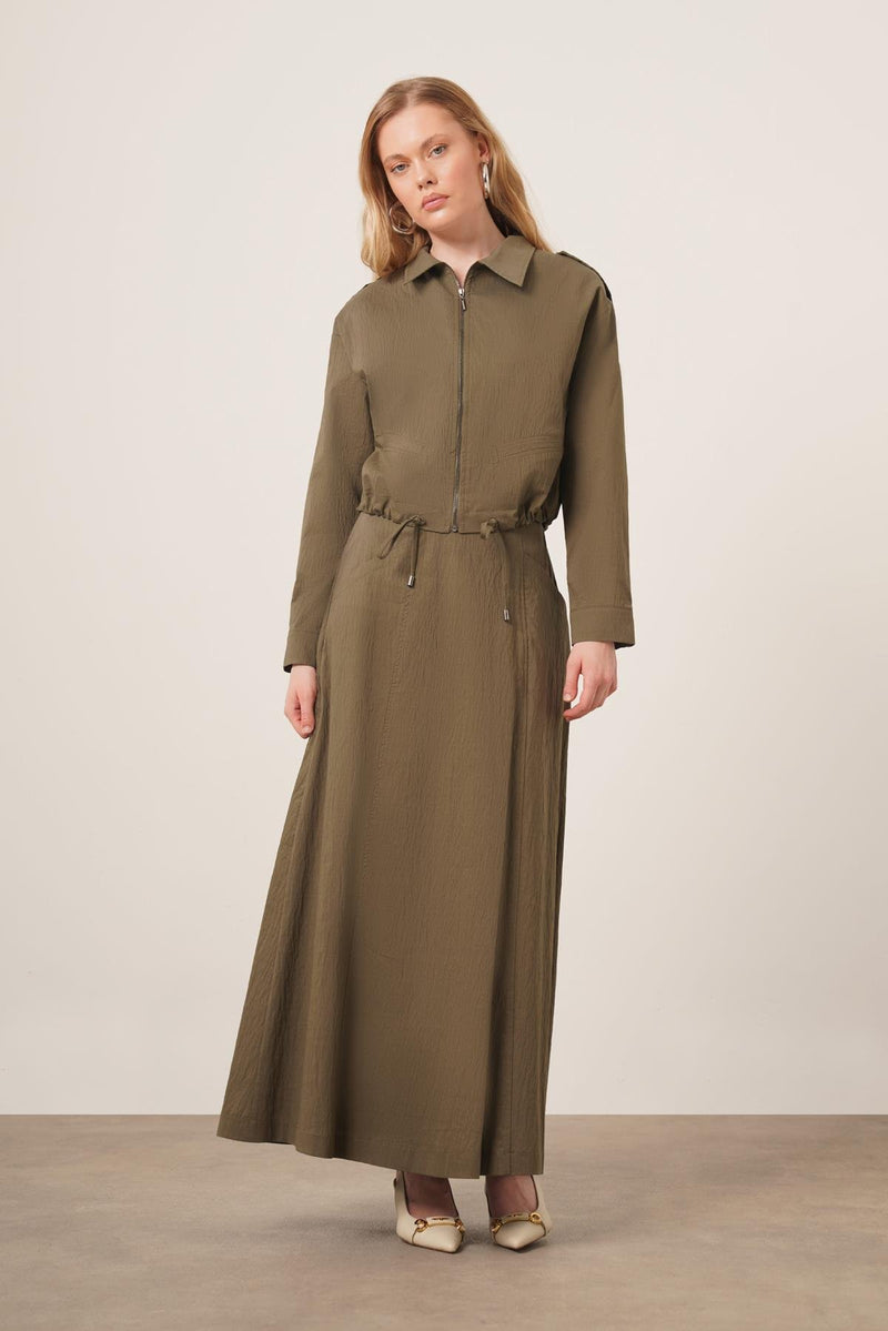 FTZ Carol 2 Pc Dress Set Green