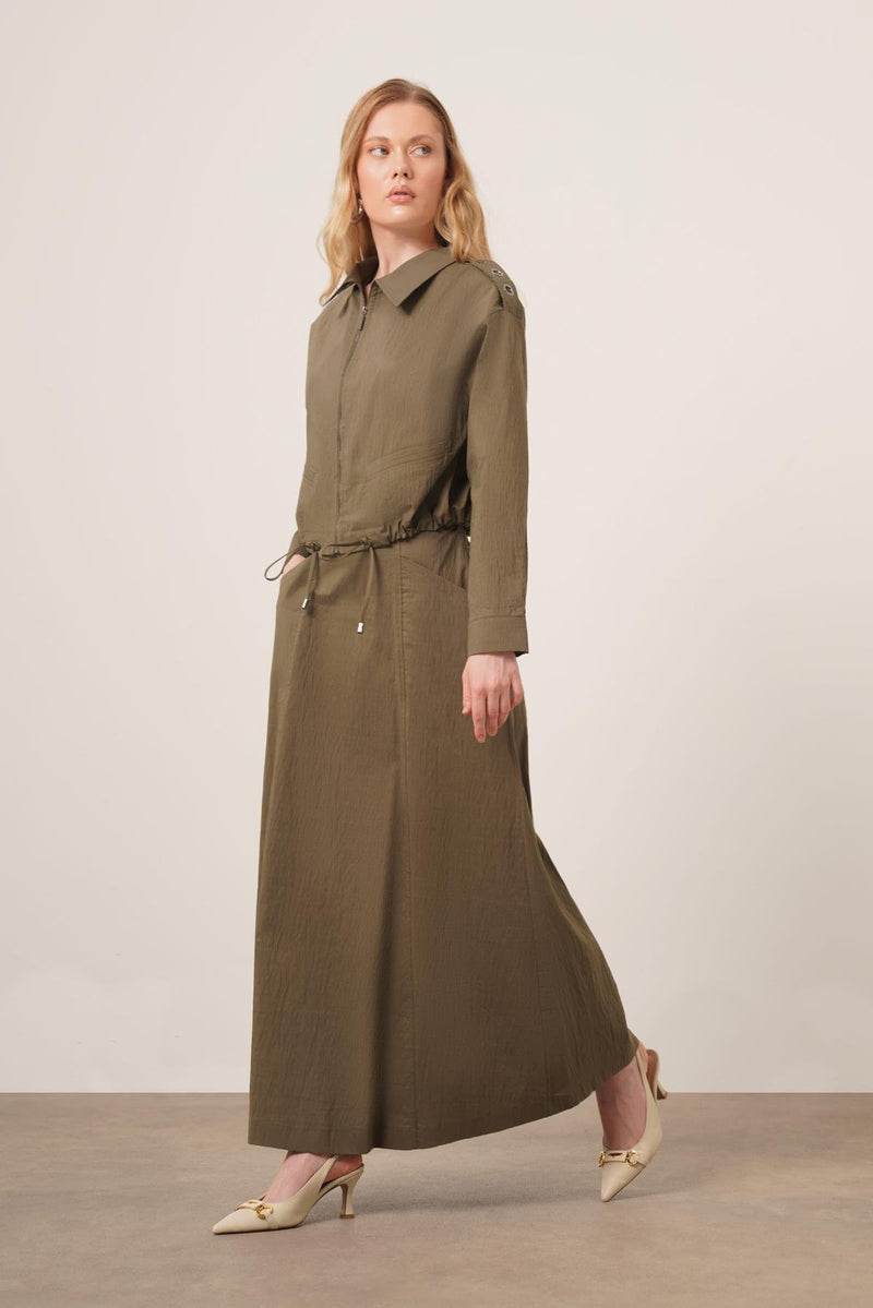 FTZ Carol 2 Pc Dress Set Green