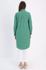 All Middle Long Tunic Green