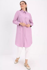 All Middle Long Tunic Lilac