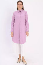 All Middle Long Tunic Lilac