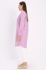 All Middle Long Tunic Lilac