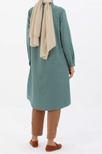 All Long Cotton Tunic Pastel Green