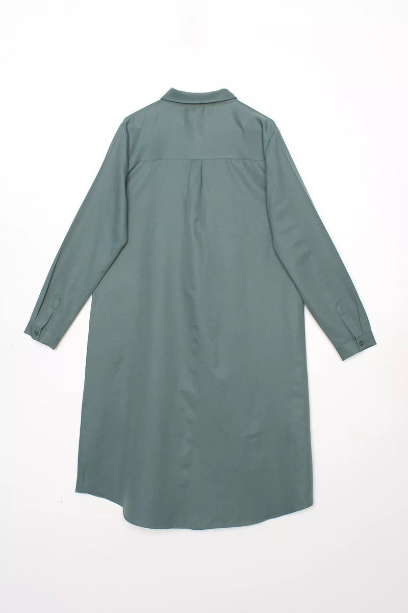All Long Cotton Tunic Pastel Green