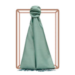 Ipekevi 927 Green Reversible Silk Shawl