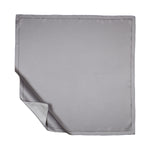 Ipekevi 01115 Gray Frame Silk Twill Scarf