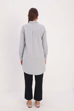 All Cotton Basic Tunic Gray