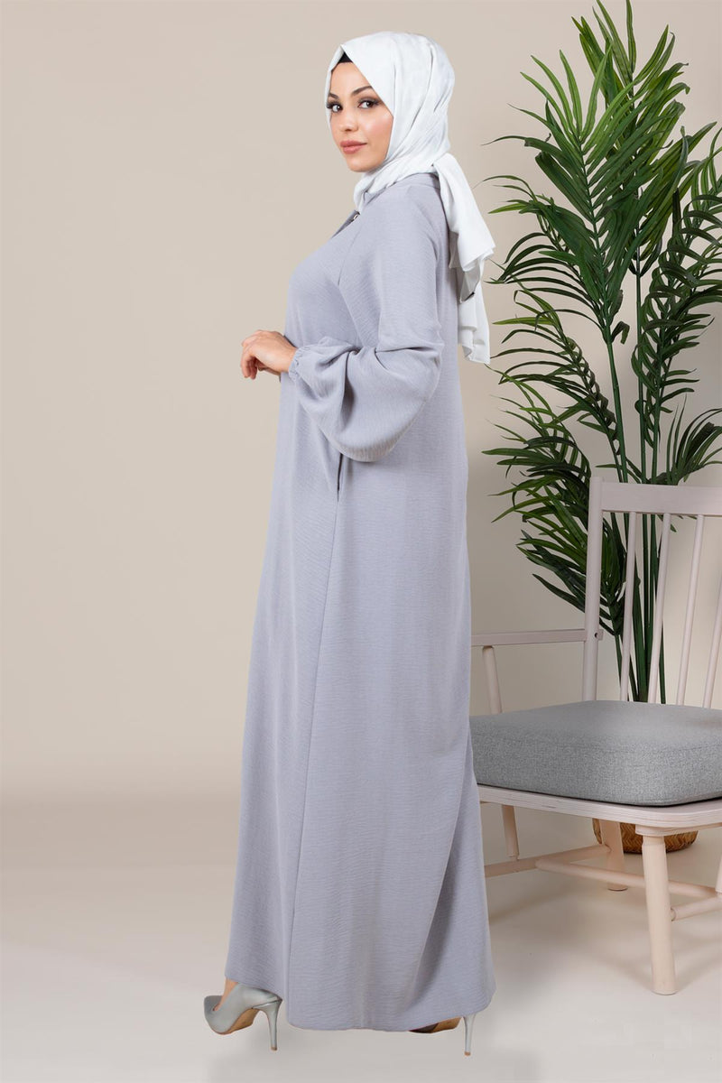 BYZ Sunshine Abaya Gray