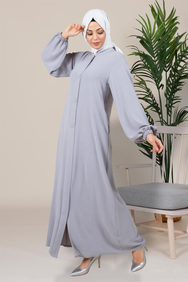 BYZ Sunshine Abaya Gray