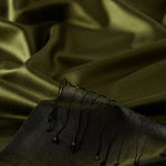 Ipekevi 927 Khaki Reversible Silk Shawl