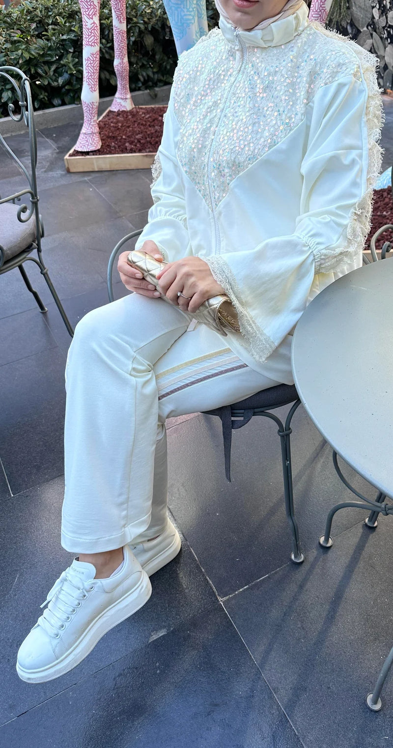 RVL Mia Tracksuit Ecru