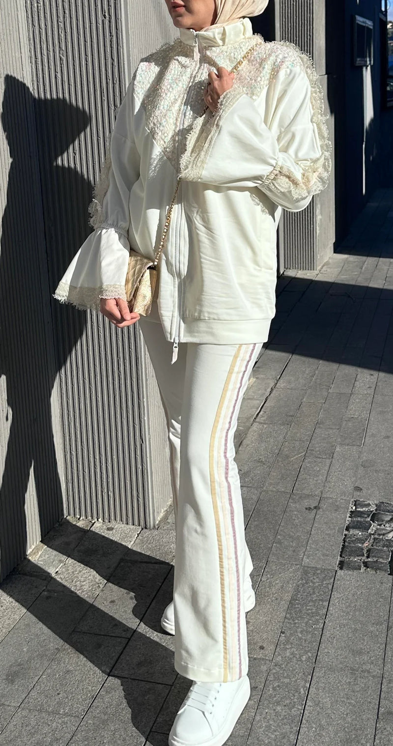 RVL Mia Tracksuit Ecru