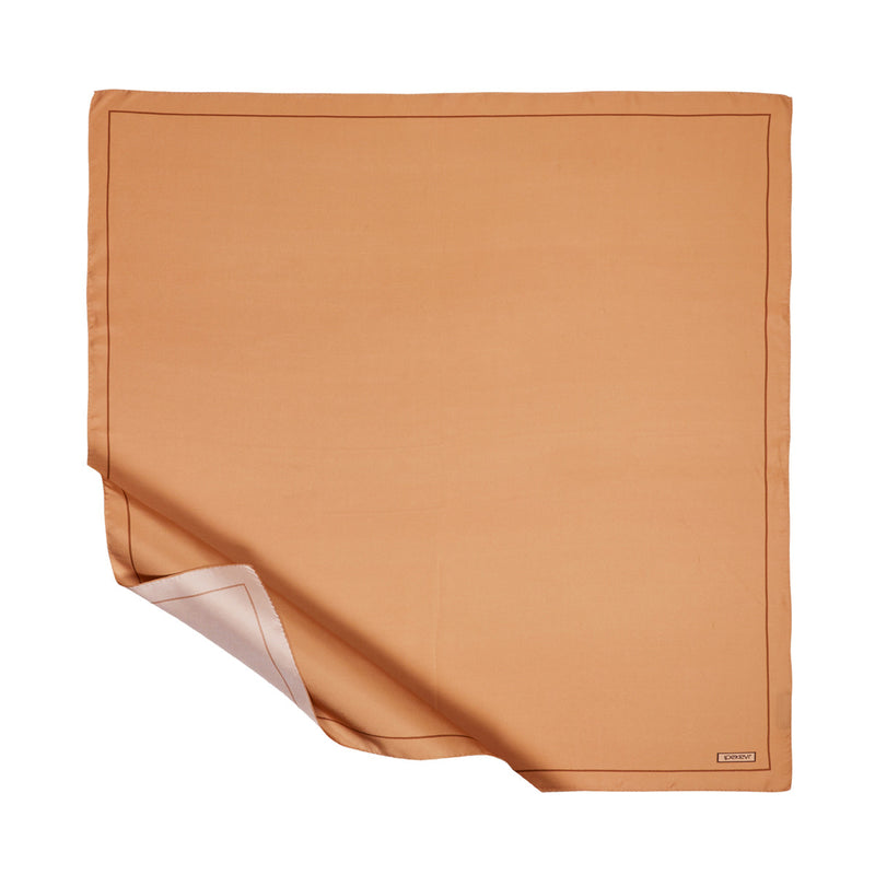 İpekevi 01115 Honey Foam Frame Silk Twill Scarf