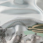 Ipekevi 01319 Ice White Jevelry Box Twill Silk Scarf