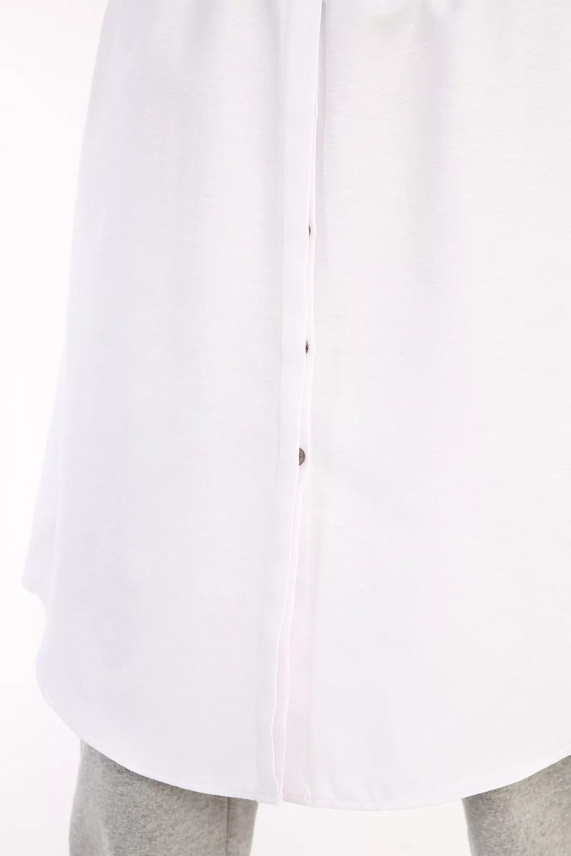 All Shirt Detailed Skirt White