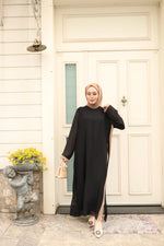 P&F Nice Chiffon Dress Black