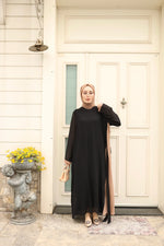 P&F Nice Chiffon Dress Black