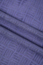 Imannoor Iman Square Naia Cotton Shawl Indigo