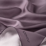 Ipekevi 01116 Fig Purple Plain Silk Twill Scarf