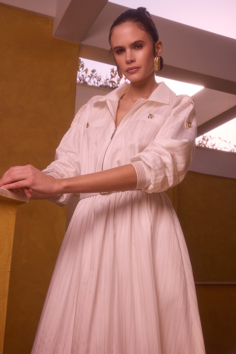 S&D Ivory Dress Ecru